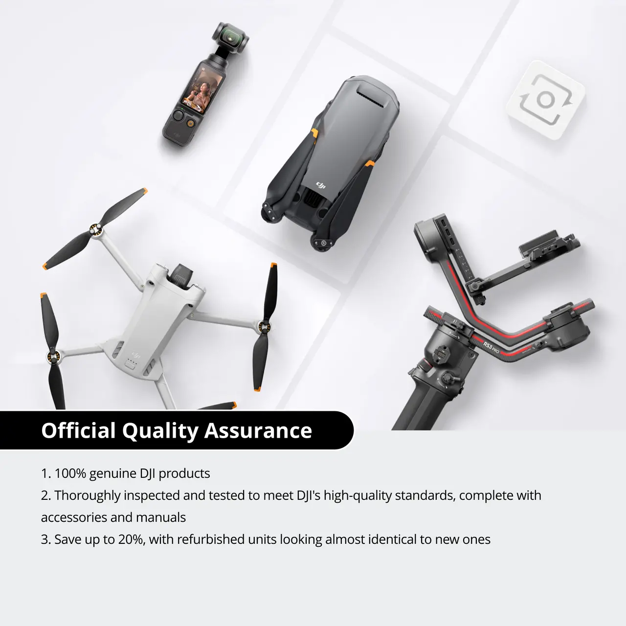 DJI Mini 3 Fly More Combo (DJI RC) (Refurbished Unit) - Image 3